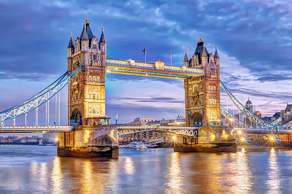 Avreise og opplev London